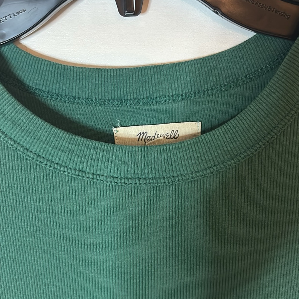 Madewell Forest Green Tank Top size XS excellent condition - Picture 2 of 4